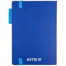 Блокнот тверда обкл., 120*169 мм, 96 арк., клітинка, синій K22-467-2 Kite