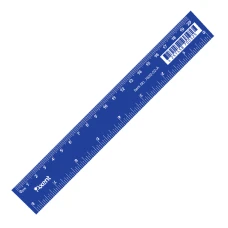 Лінійка пластикова, 20 см, синя 7620-02-A