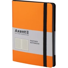 Книга записна Partner Soft, 125*195, 96арк, кліт, помаранчева 8206-12-A