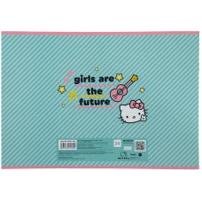 Зошит для малювання, 24 арк., скоба, cофт тач + УФ лак, Hello Kitty HK23-242 Kite
