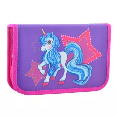 Пенал твердий Smart одинарний з двома клапанами HP-04 Unicorn 531701