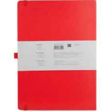 Книга записна Partner Grand, 210*295, 100 арк, кліт, червона 8203-06-A