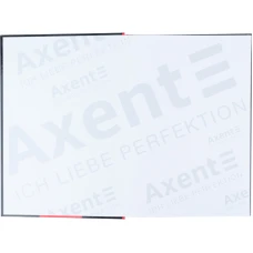 Книга записна А4, 80арк., кліт, тверда обкл., Colors, червона 8421-08-A