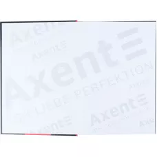 Книга записна А4, 80арк., кліт, тверда обкл., Colors, червона 8421-08-A