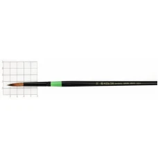 Синтетика кругла, Green stripe 1019, №10, д.р. пензель KOLOS