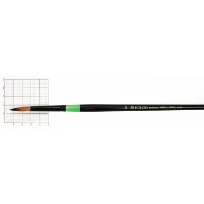 Синтетика кругла, Green stripe 1019, №10, д.р. пензель KOLOS
