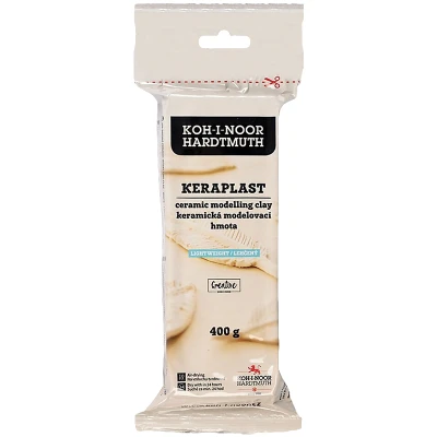 Пластилін Keraplast легкий, 400г., білий, 131697 Koh-i-noor