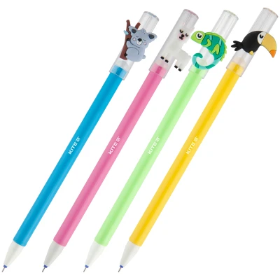 Ручка кулькова Tropic, синя K20-354 Kite
