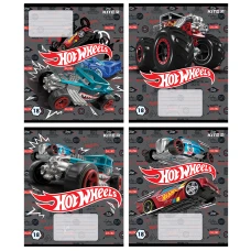 Зошит 18 арк., лінія, Hot Wheels HW20-237 Kite