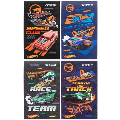 Блокнот-планшет А6, 50арк, нелінований Hot Wheels HW23-195 Kite