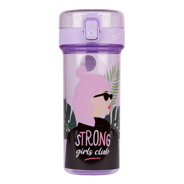 Пляшка для води YES "Strong Girls", 430мл., 707629