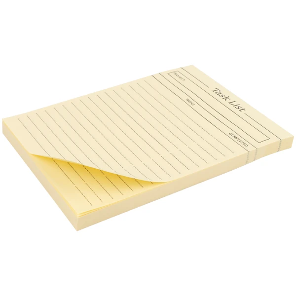 Блок паперу з клейким шаром Task list 100x150мм, 100арк., 2480-01-A