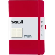 Книга записна Partner, 125*195, 96арк, кліт, червоний 8201-03-А