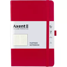 Книга записна Partner, 125*195, 96арк, кліт, червоний 8201-03-А