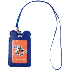 Бейдж на шнурку вертикальний, синій, K22-296-02 Kite