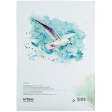 Папір для акварелі А4, 10 аркушів 200г/м2, K23-267 Kite