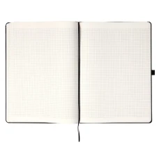 Книга записна Partner Grand, 210*295, 100 арк, кліт, чорна, 8203-01-A