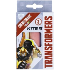 Крейда кольорова Jumbo, 3 кол. Transformers TF21-077 Kite