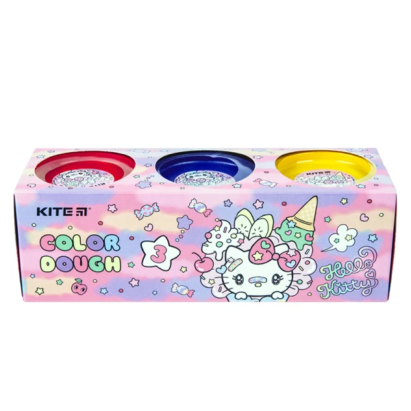 Тісто кольорове, 3*75гр Hello Kitty HK23-151 Kite