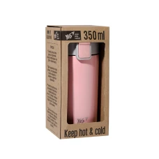 Термочашка YES “Powder Pink”, 350мл, 707280