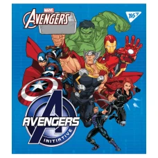Зошит А5/24 арк кліт YES "Marvel" виб.гібрід.лак, 765232