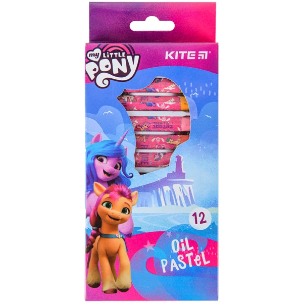 Пастель масляна, 12 кольорів Little Pony LP22-071 Kite
