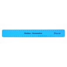 Лінійка пластикова, 30см., неламайка, 370477, 1Вересня