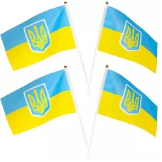 Прапор України синьо-жовтий (20*30) на присосці, 1015