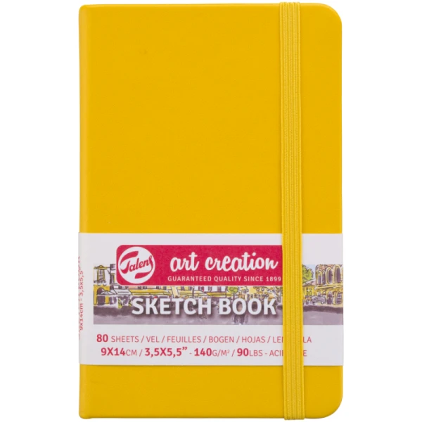Блокнот для графіки Talens Art Creation 140г/м2, 9*14см, 80л., Golden Yellow, Royal Talens