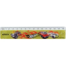 Лінійка пластикова, 15см. Hot Wheels HW22-090 Kite