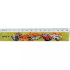 Лінійка пластикова, 15см. Hot Wheels HW22-090 Kite