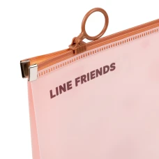 Папка-конверт на блискавцi A4 "Line Friends. Brown" 492090 YES