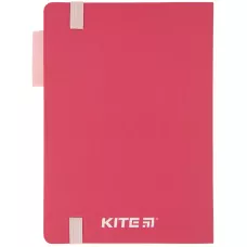 Блокнот тверда обкл., 120*169 мм, 96 арк., клітинка, рожевий K22-467-3 Kite