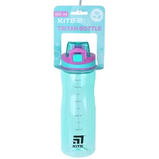 Пляшечка для води, 650 мл, бірюзова K23-395-2 Kite