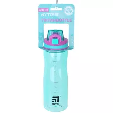 Пляшечка для води, 650 мл, бірюзова K23-395-2 Kite