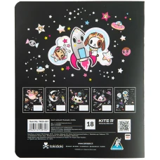 Зошит 18 арк., лінія, УФ лак + глітер, tokidoki TK23-237 Kite