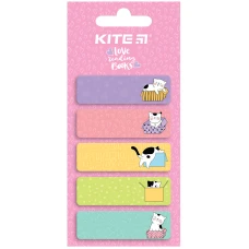 Закладка паперова з малюнком, 5х15х50мм,100 шт, прям. Cats K23-480-1 Kite