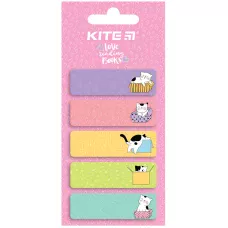 Закладка паперова з малюнком, 5х15х50мм,100 шт, прям. Cats K23-480-1 Kite