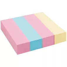 Закладка паперова 4*12*51мм. 400шт. прямокут.пастель D3445-01
