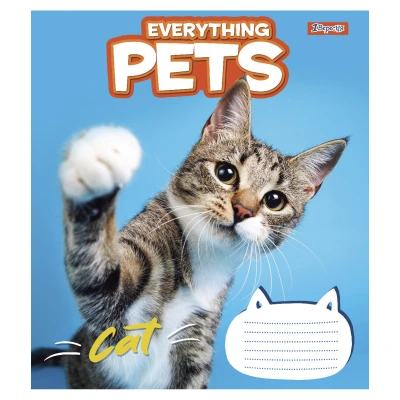 Зошит А5/36 арк кліт 1В Be Everything pets, 765928