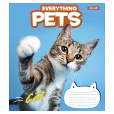 Зошит А5/36 арк кліт 1В Be Everything pets, 765928