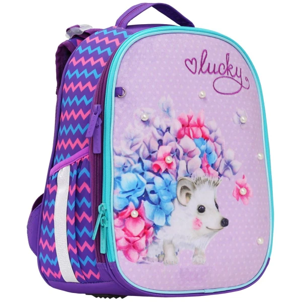 Рюкзак шкільний каркасний SchoolCase Mini "Lucky", 2 відд., 35*27*16см,. 2201C Class
