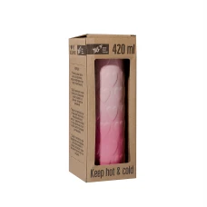 Термочашка YES "Pink Heart", 420 мл, 707336