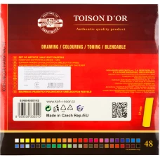 Крейда-пастель TOISON D'OR, 1/2, 48 кол. 8546 Koh-i-noor