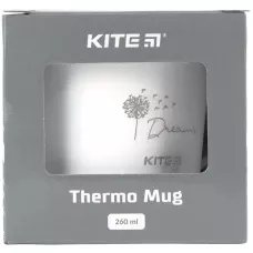 Термокружка біла, 260 мл., K21-324-01 Kite