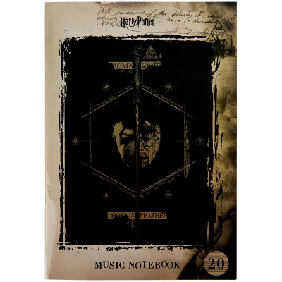 Зошит для нот А4, 20арк, Harry Potter HP22-404 Kite