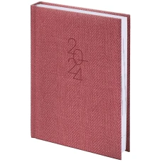 Щоденник 2024 кишеньковий Tweed червоний 73-736 31 204 Brunnen