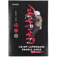 Картон кольоровий двостор. (10арк/10кол), А4 Naruto NR23-255 Kite