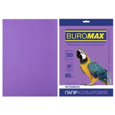 Папір кольоровий А4, 80г/м2, INTENSIV, фіолетовий, 50арк., BM.2721350-07
