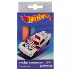 Крейда кольорова Jumbo, 3 кол. Hot Wheels HW19-077
